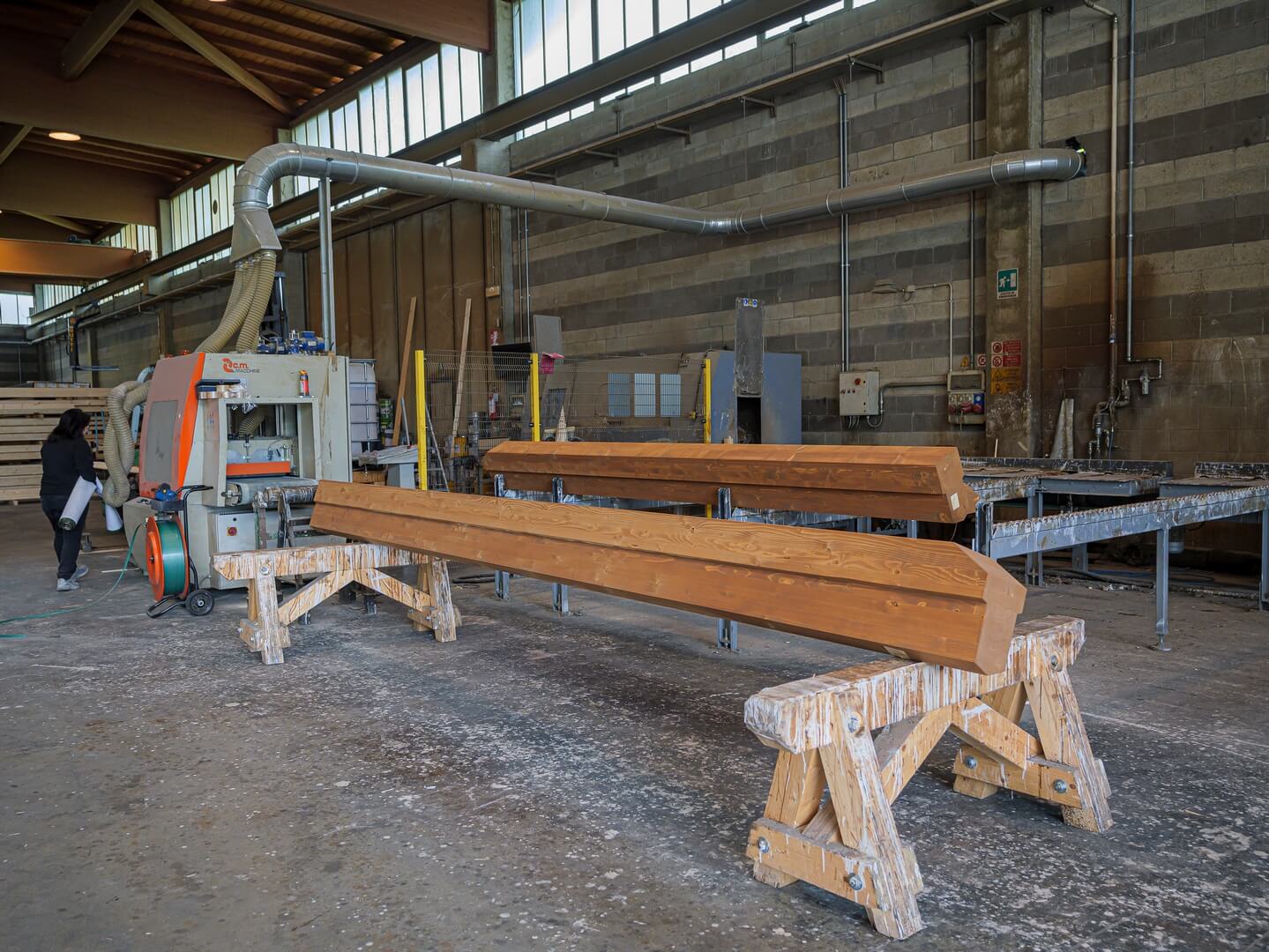 travi per tetto in legno