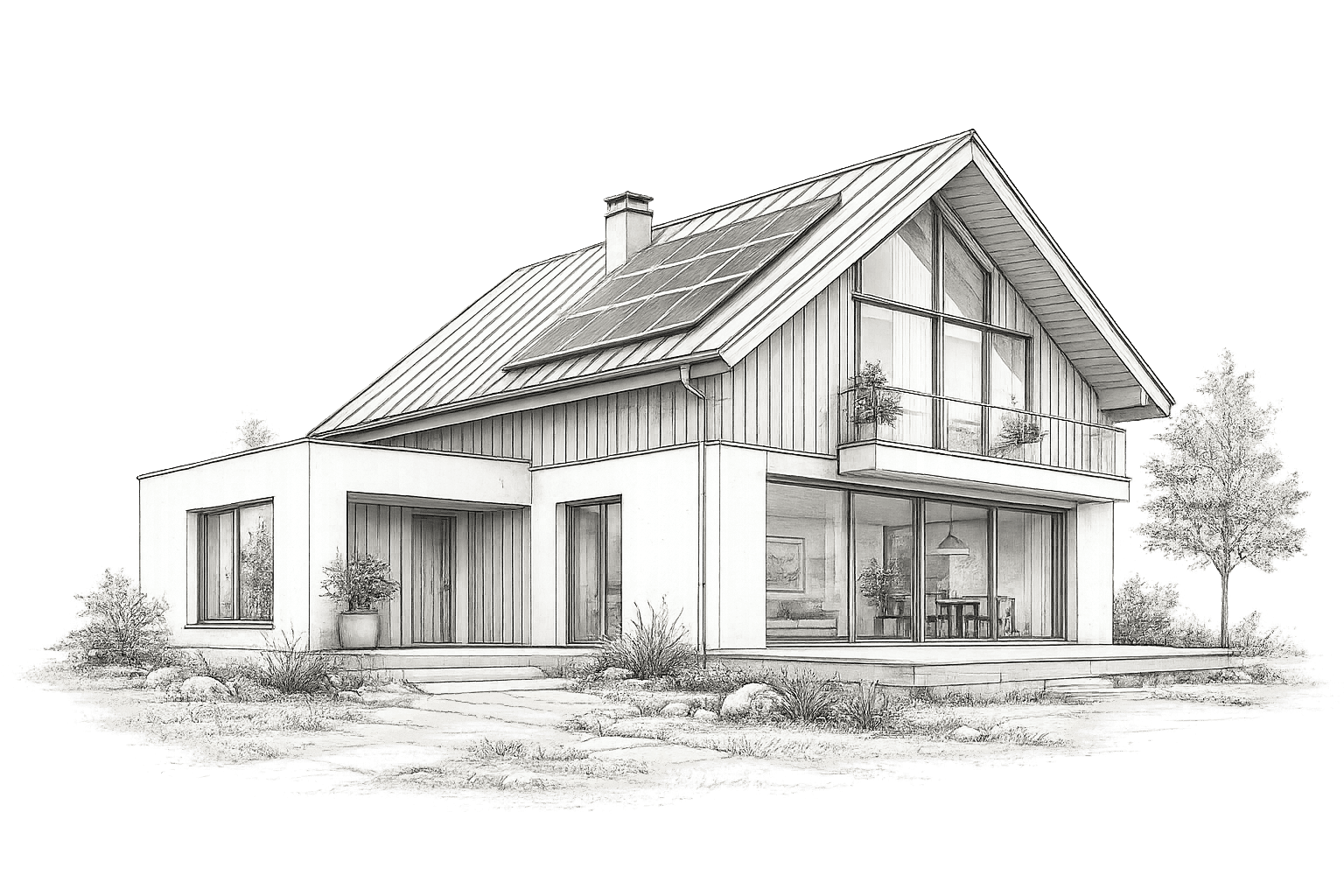 case passive in legno